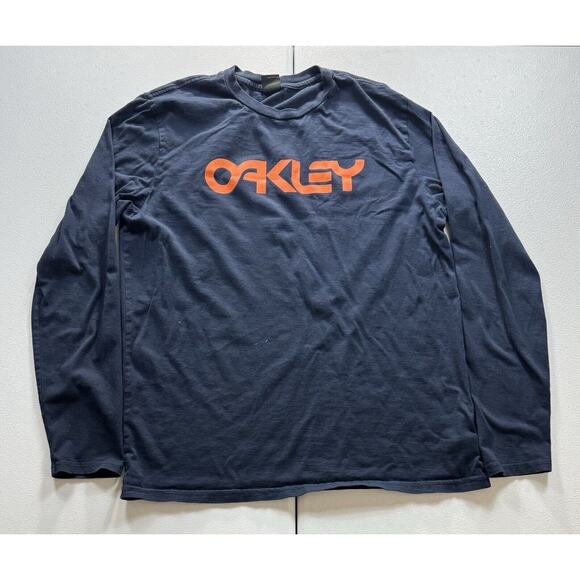 Oakley Other - Oakley Logo Long Sleeve T-Shirt Men’s L Blue Sunglasses Tech Streetwear Skate